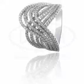 Срібна каблучка з Цирконом