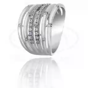 Срібна каблучка з Цирконом