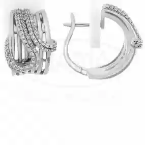 Срібні сережки з Цирконом