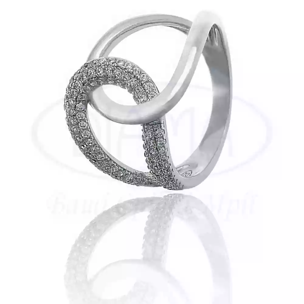 Срібна каблучка з Цирконом фото 1