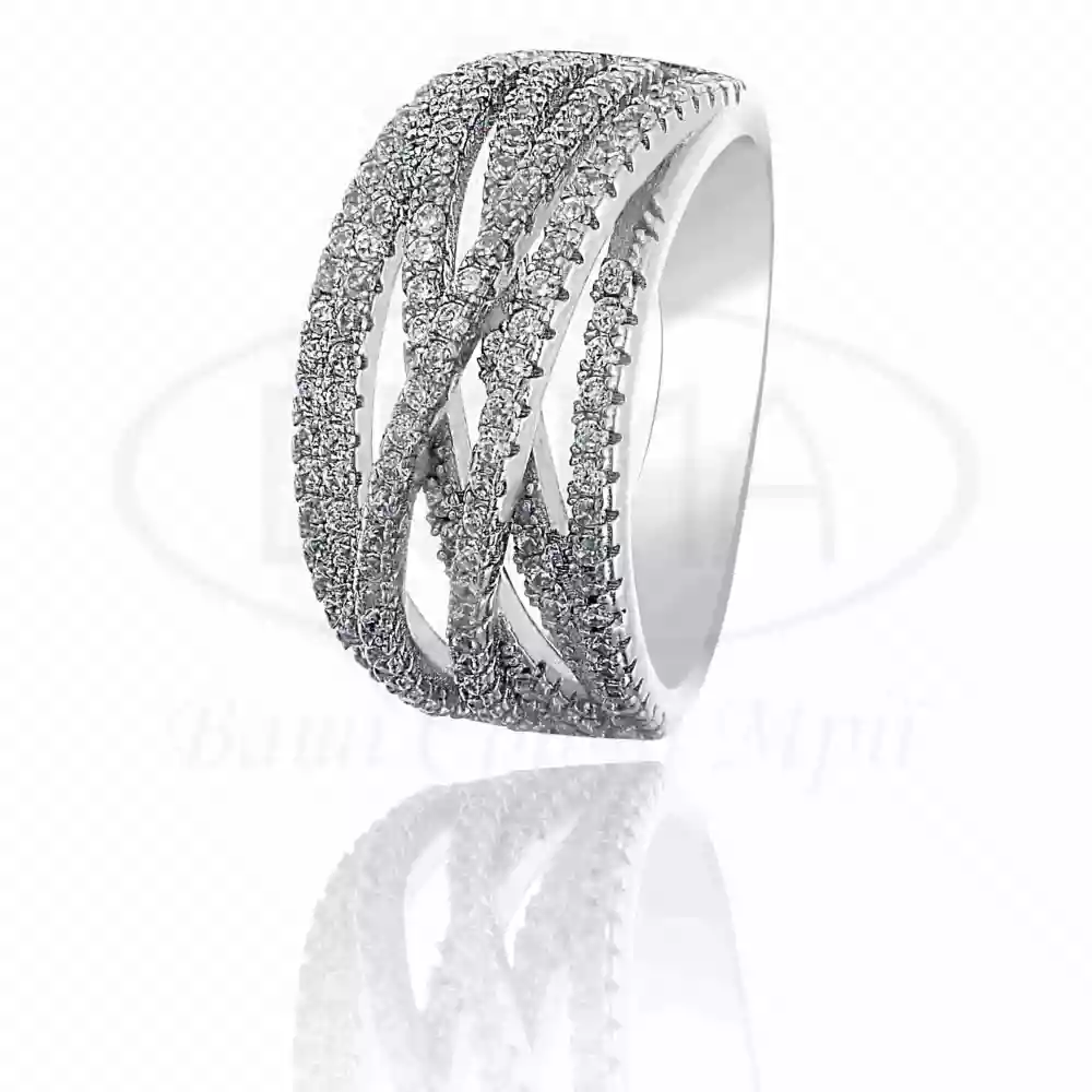 Срібна каблучка з Цирконом фото 1