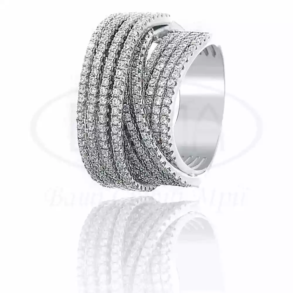 Срібна каблучка з Цирконом фото 1