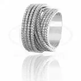 Срібна каблучка з Цирконом