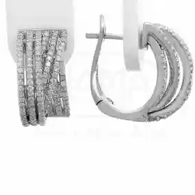 Срібні сережки з Цирконом