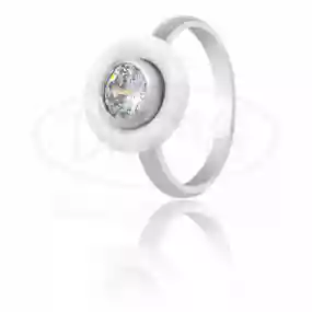 Каблучка з керамікою