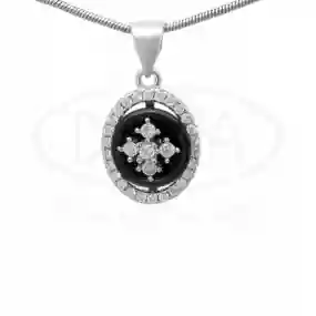 Підвіска срібна з керамікою