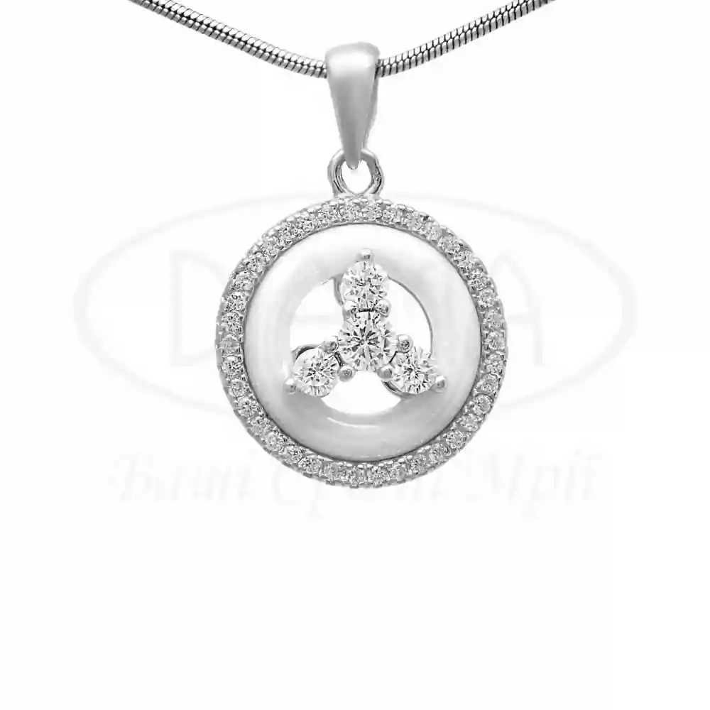 Підвіска срібна з керамікою фото 1