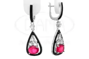 Сережки в формі Краплі