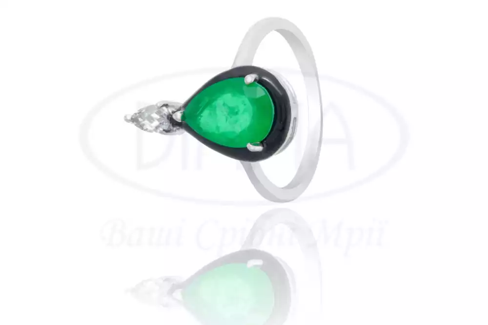 Каблучка в формі краплі фото 1