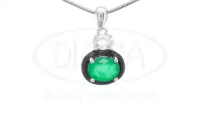 Підвіска срібна з цирконом