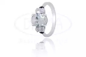 Каблучка срібна з Цирконом і Емаллю