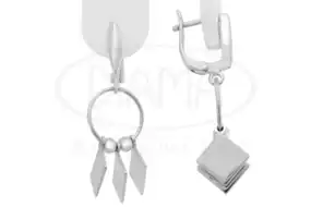 Сережки срібні