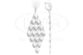 Срібні сережки