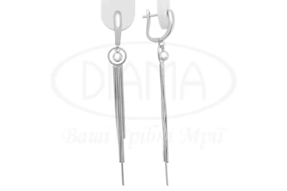 Срібні сережки фото 1