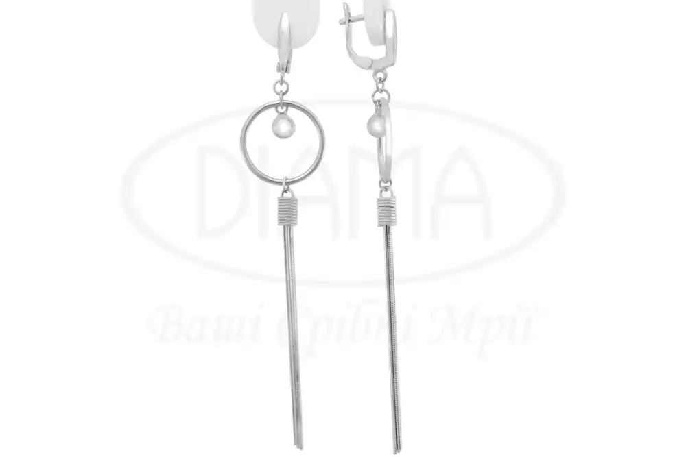 Срібні сережки фото 1