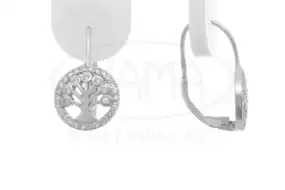 Срібні сережки з Цирконом
