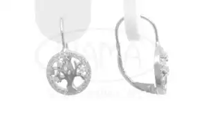 Срібні сережки з Цирконом