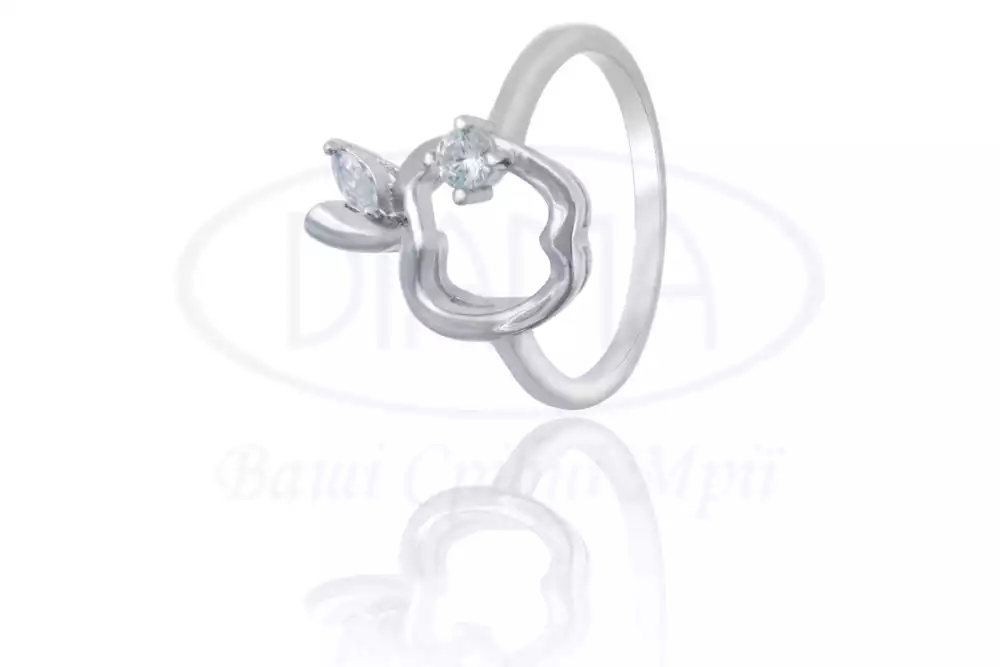 Срібна каблучка з Цирконом фото 1