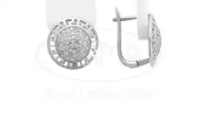 Срібні сережки з Цирконом