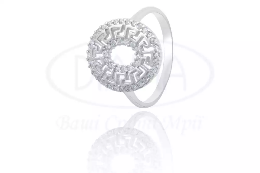 Срібна каблучка з Цирконом фото 1