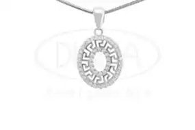 Срібна підвіска з Цирконом