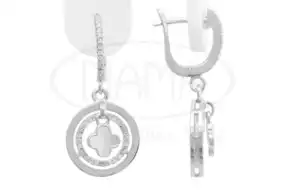 Срібні сережки з Цирконом