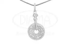 Срібна підвіска з Цирконом