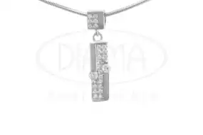 Срібна підвіска з Цирконом