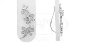 Срібні сережки з Цирконом