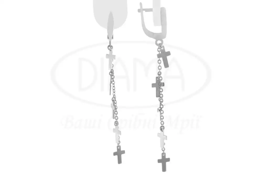 Срібні сережки фото 1