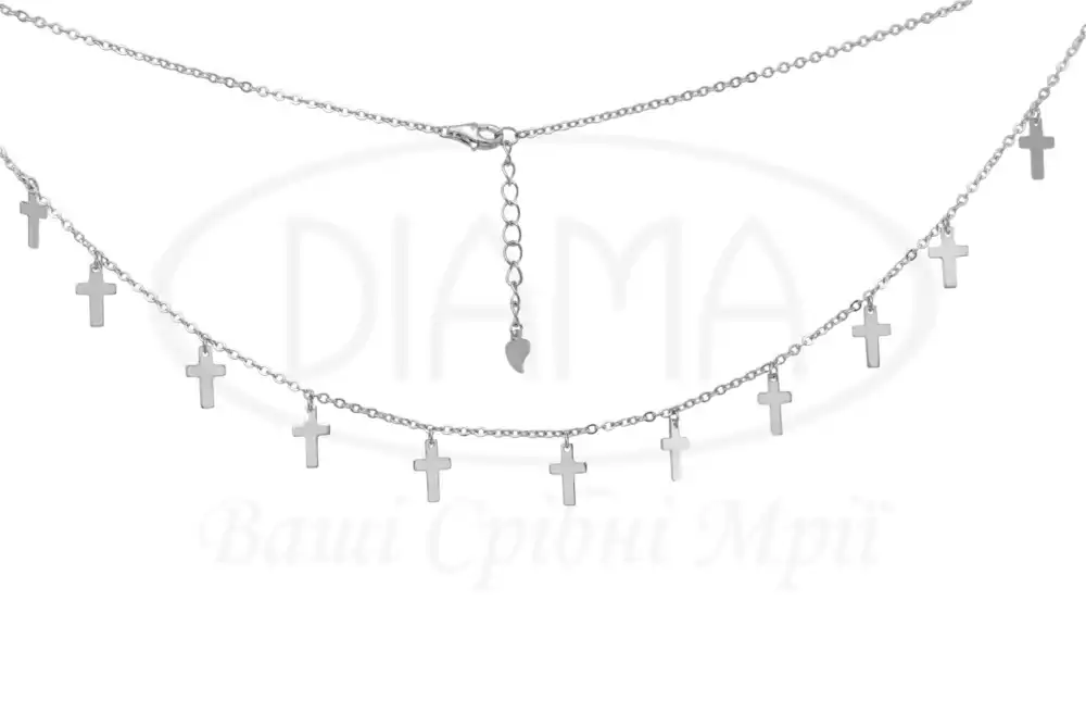 Срібне кольє фото 1