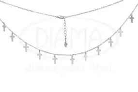 Срібне кольє