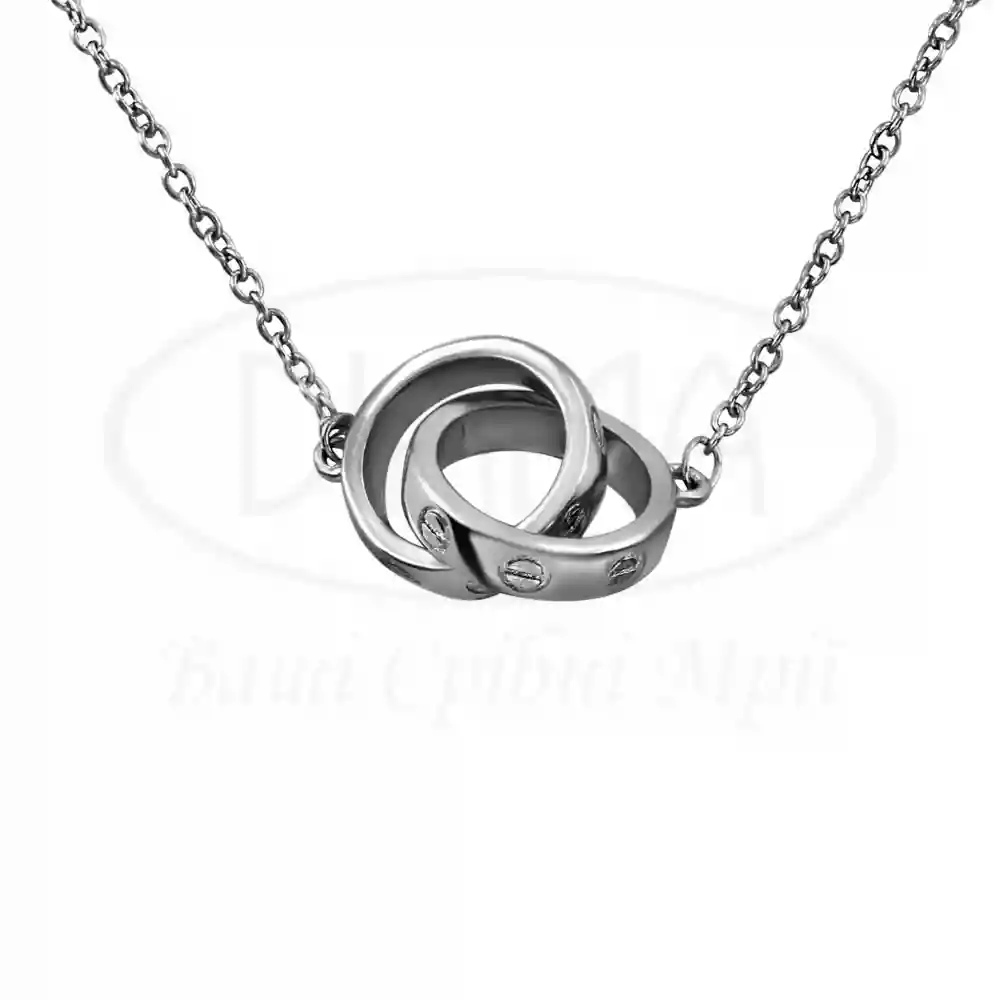 Срібне кольє фото 1