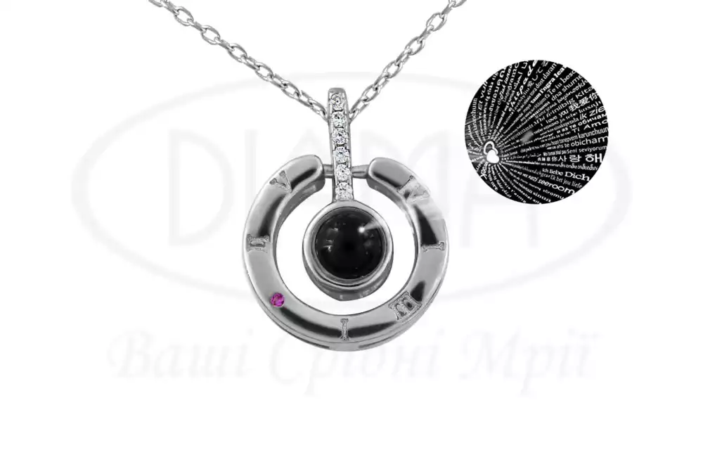 Срібне кольє фото 1