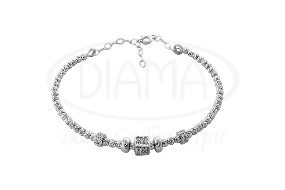 Срібний браслет з Цирконом фото 1