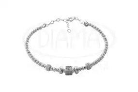 Срібний браслет з Цирконом
