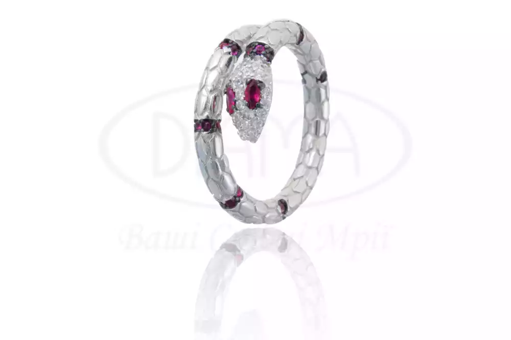 Каблучка срібна з Цирконом фото 1