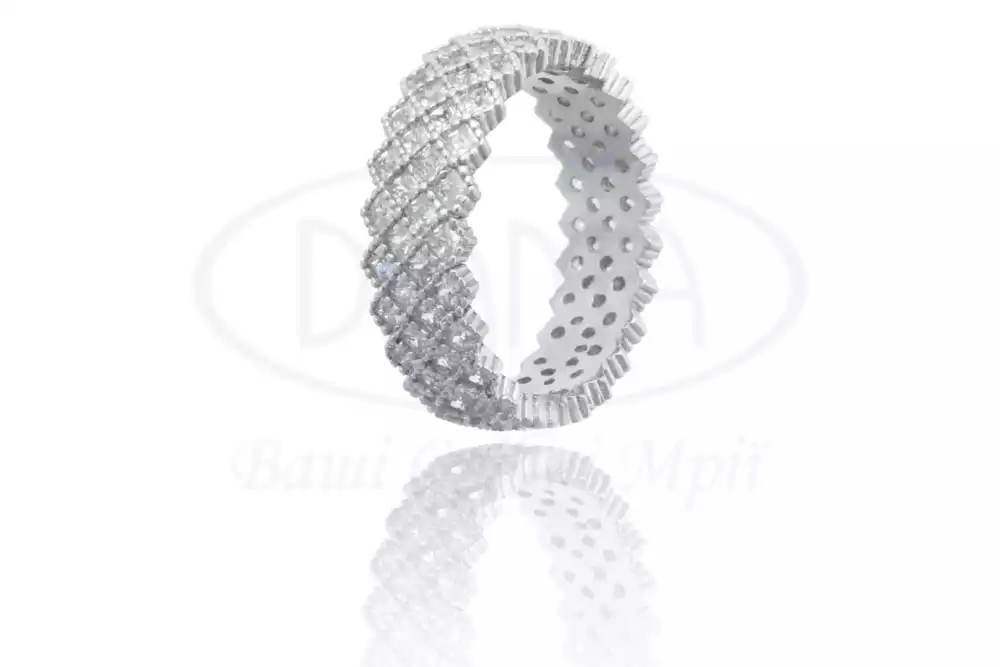 Каблучка срібна з Цирконом фото 1