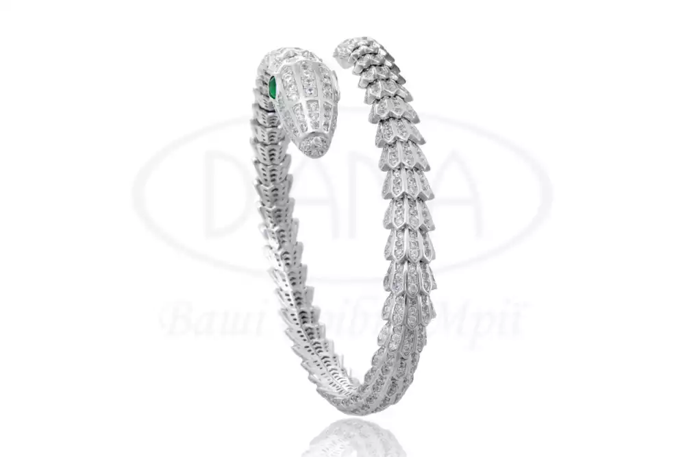 Браслет срібний "Змія" фото 1