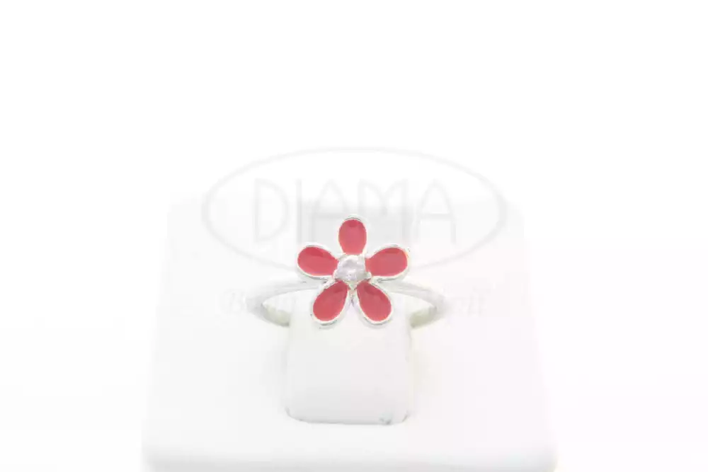 Срібна каблучка з Емаллю фото 1