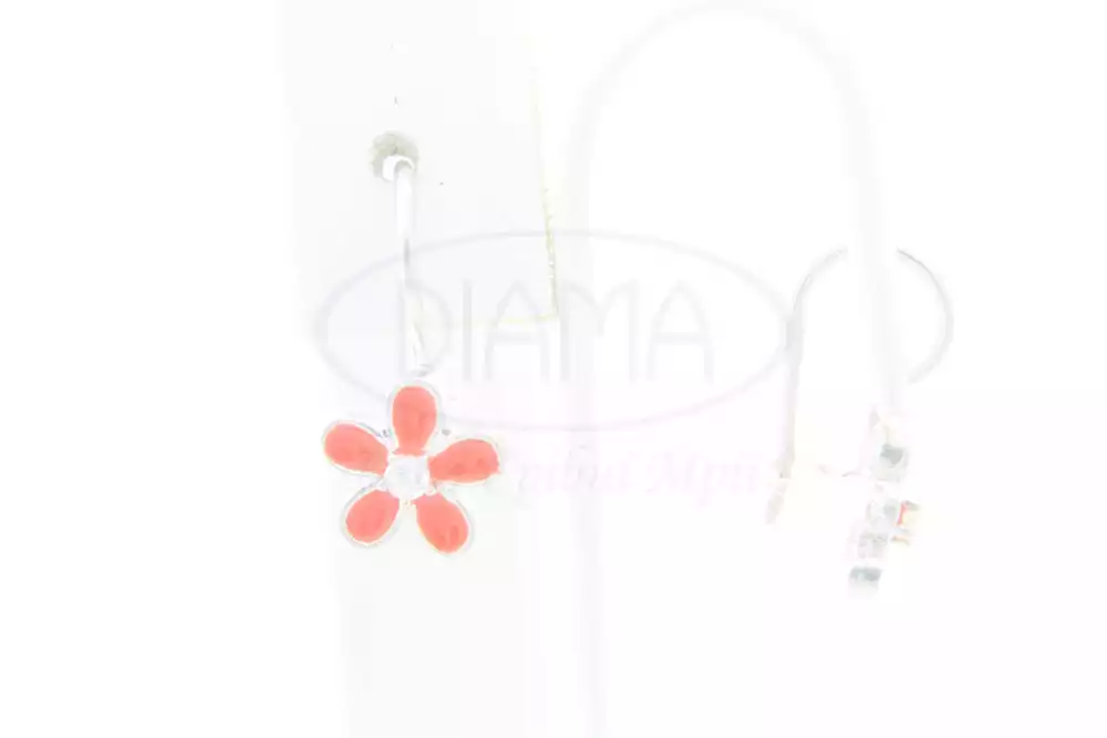 Срібні сережки з Емаллю фото 1