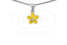 Срібна підвіска з Емаллю