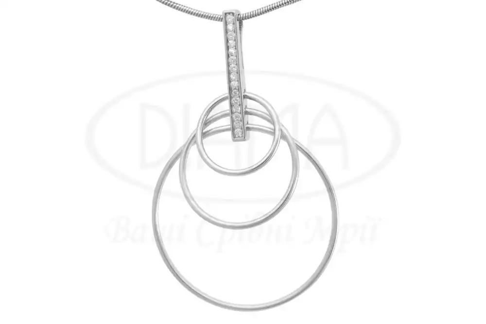 Підвіска срібна з Цирконом фото 1
