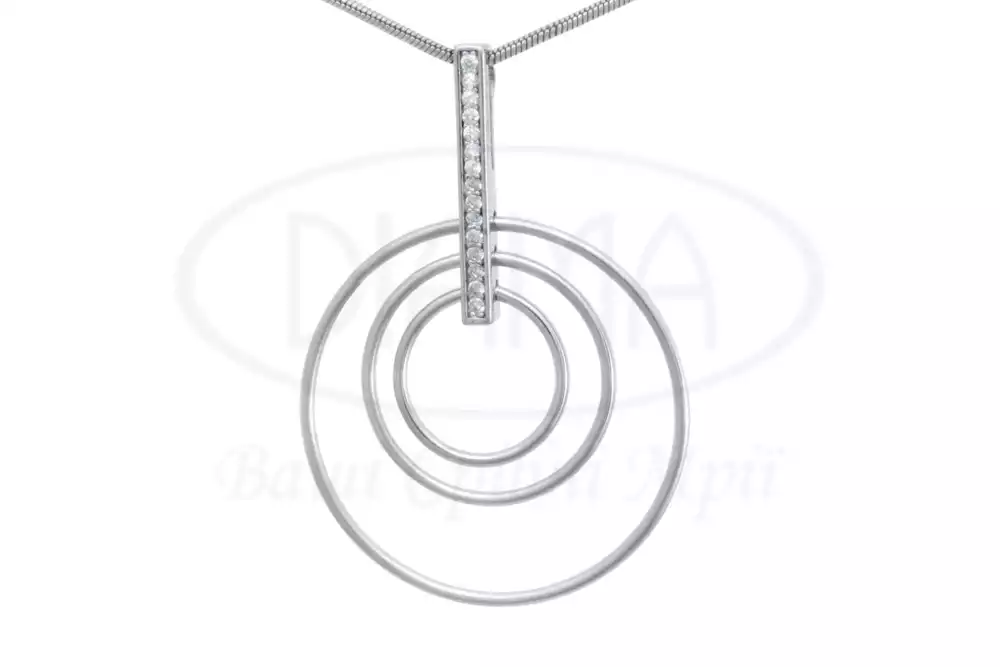 Підвіска срібна з Цирконом фото 1