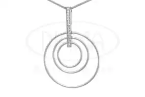 Підвіска срібна з Цирконом