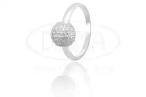 Каблучка срібна з Цирконом