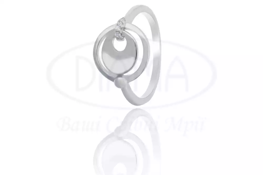 Срібна каблучка з Цирконом фото 1