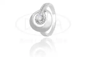 Срібна каблучка з Цирконом