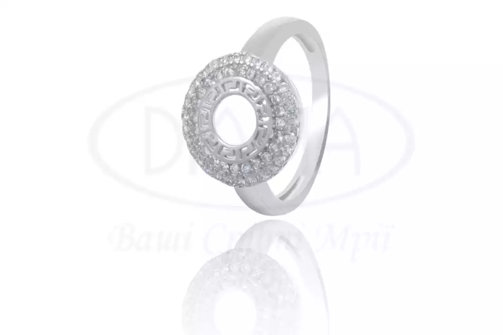 Срібна каблучка з Цирконом фото 1