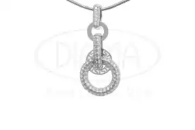 Срібна підвіска з Цирконом